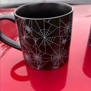 Elegant Black Spiderweb Mug